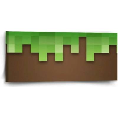 Sablio Obraz Green Blocks 2 - 110x50 cm