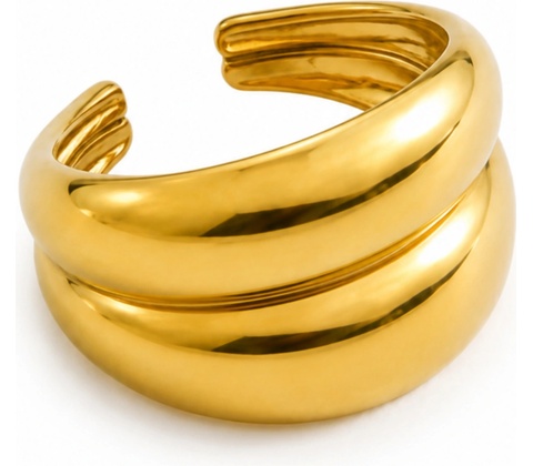 Glanzio prsteň Double Gold 87075