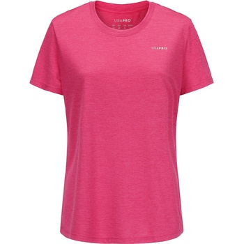 Image 1 of USA Pro Дамска тениска USA Pro Tech C Tee Womens - Bright Pink