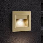 Brilagi - LED осветително тяло за стълби STEP LIGHT LED/1, 5W/230V IP44 златно (BG4629)