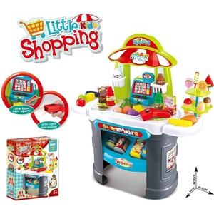 Armutoys ДЕТСКИ ГОЛЯМ СУПЕРМАРКЕТ С КАСОВ АПАРАТ 61 ЧАСТИ