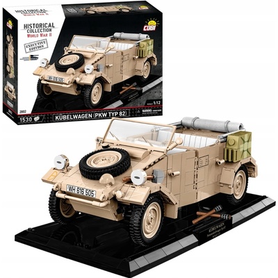 COBI 2802 Executive Edition WWII Německý velitelský vůz Kübelwagen PKW TYP 82 1:12 – Zboží Dáma