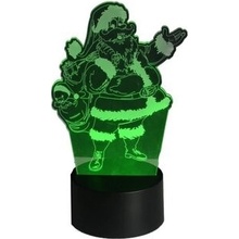 Sharks 3D LED lampa Santa Claus