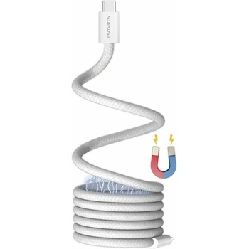 4smarts Кабел 4smarts 541012, от USB C(м) към USB C(м), 1.5m, 100W, бял (4SMARTS-541012)