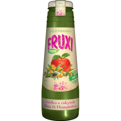 Fruxi jablko rakytník 100% šťava 0,75 l