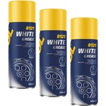 MANNOL 3бр X 450мл Спрей течна грес MANNOL White Grease (MN 8121 3BR)