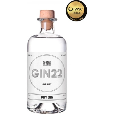 Garage 22 Gin22 42% 0,5 l (holá láhev)