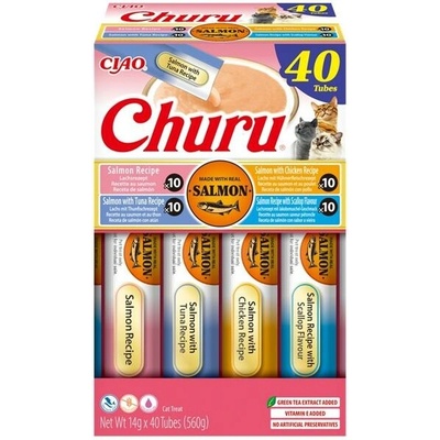Inaba Churu cat snack losos mix multipack 40 x 14 g
