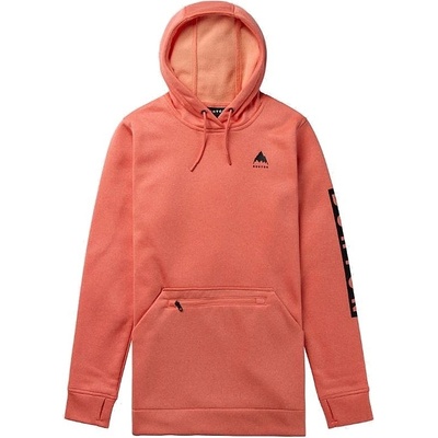 Burton Oak Long Pullover Peach Echo Heather