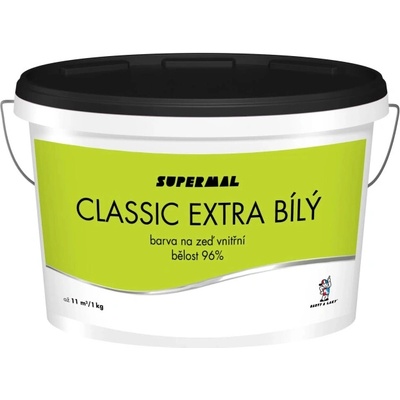 Skupina Barvy A Laky Supermal Classic extra 7,5 kg extra bílá