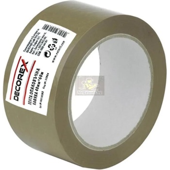 DECOREX Опаковачно тиксо кафяво 48мм*60м 33884