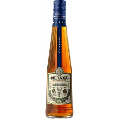 Metaxa 5* Greek Orange 38% 0,7 l (čistá fľaša)