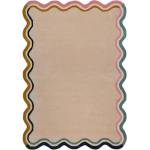 Flair Rugs Кремав ръчно изработен вълнен килим 160x230 cm Leo Scallop - Flair Rugs (503119375957)