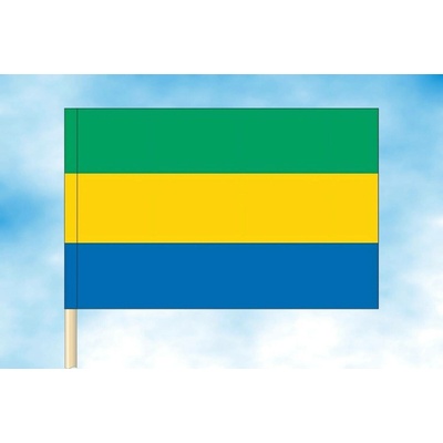 LIBEA, s.r.o. Vlajka Gabonu Rozměr: 40×60 cm, Uchycení: Návlek na žerď