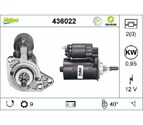 Štartér VALEO 436022