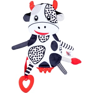 Balibazoo Мека играчка Bali Bazoo - Контрастираща кравичка (110269) - baby