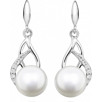 Silver Cat s perlou a zirkony SC405