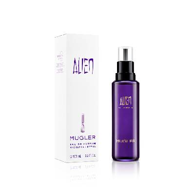 Alien Eau de Parfum for women, woody-floral perfume smells of amber, extraordinary fragrance spray, refillable - 2635910