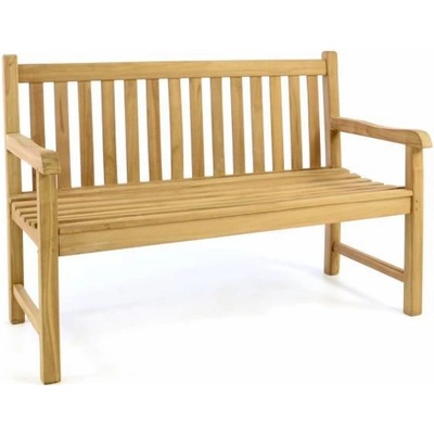Divero D53824 Záhradná lavica DIVERO ošetrené teakové drevo 130 cm