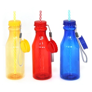 Horecano CN-Акрилна бутилка със сламка 500ml. (0193685) (0193685)