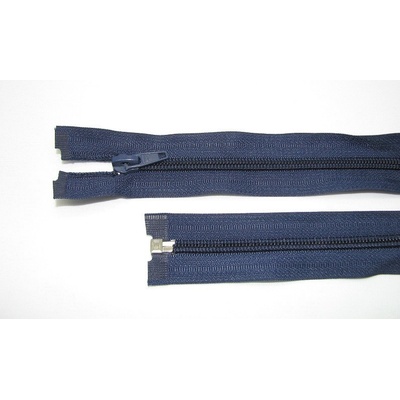 Zips špirála deliteľný 5mm - dĺžka 85cm,tmavo modrý