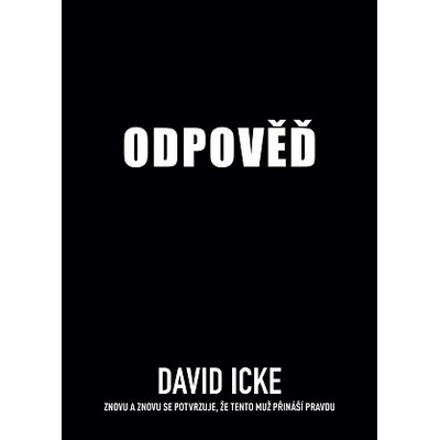 Icke David: Odpověď dotisk 15.3.2022, objednávky od 3.3.2022