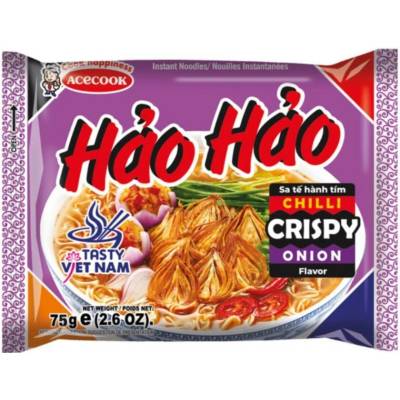 Hao hao nstantní polévka s cibulovou satay příchutí 74 g
