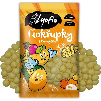 Lyofio Kukuřičné křupky mango 80 g – Zbozi.Blesk.cz