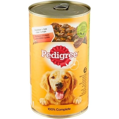 Pedigree Adult so zmesou hovädzieho a pečene v želé 1,2 kg