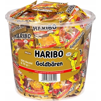Želé Haribo Goldbaren 1000 g 100 mini x 10 g