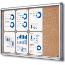 Jansen Display interiérová vitrína 8 x A4