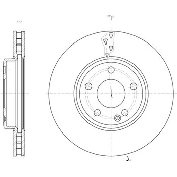 Brzdový kotúč REMSA 61522.10