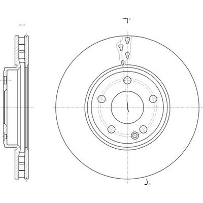 Brzdový kotúč REMSA 61522.10