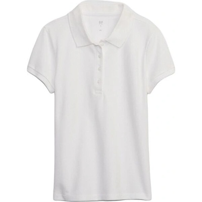 Gap V UNIFORM Dívčí tričko bílá