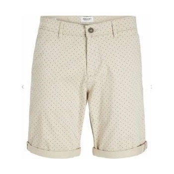 JACK & JONES Къси панталони Jack & Jones JPSTBOWIE SHORTS SA PRINTER MID 12230336 Бежов Размер L