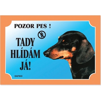 Dafiko Tabulka Jezevčík krátkosrstý černý