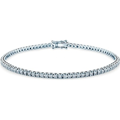 SAVICKI Tenisový náramok biele zlato s diamantmi 1.204 ct 2,3 mm 19 cm - SAV-B-TENIS-19CM-23SZ-15K-585-BDNAT-B