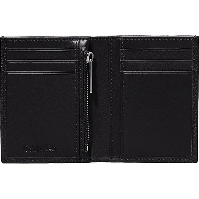 Calvin Klein pánská kožená Subtle Mix Bifold 6Cc W/Coin / čierna