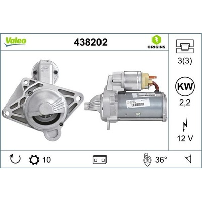 Štartér VALEO 438202 438202