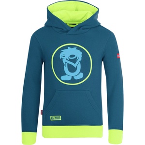 TROLLKIDS Детски суичър Trollkids Kid's Troll Sweater Hoodie - Petrol / Lime - размер 104 (EU) (704-2046-1313)