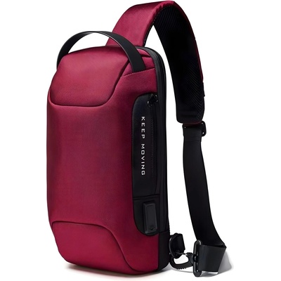 HARAHU Чантичка за кръст с usb зареждане is-36229 - Червена kp36229 (is-36229)