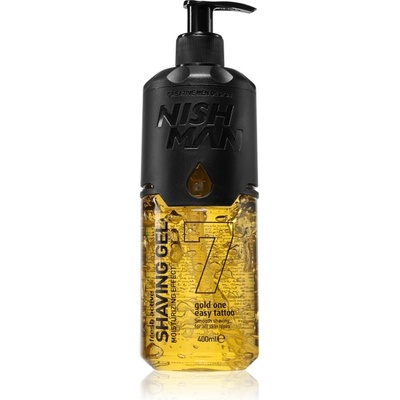 Nish Man Gold One 07 гел за бръснене за мъже 400ml