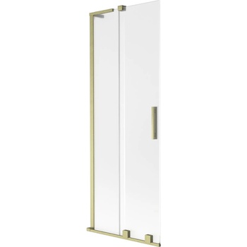 Mexen Velar L параван за вана, двукрили сгъваеми 70 x 150 см, матирано, златно четкано - 896-070-003-31-55 (896-070-003-31-55)