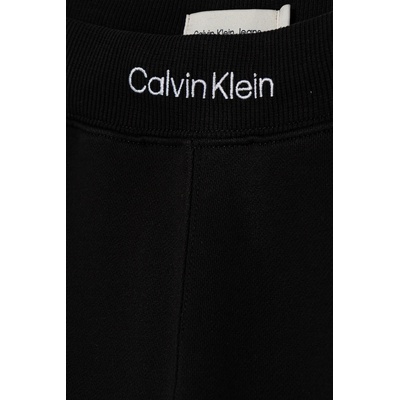 Calvin Klein Jeans Детски памучен спортен панталон Calvin Klein Jeans WB EMBROIDERY TERRY J (IB0IB02538.9BYA)