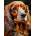 Norimpex - Puzzle Diamant painting: Cocker Spaniel 30x40cm - 1 - 39 piese