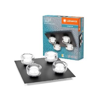 Полилей Ledvance Orbis Flame Click CCT, за таван, 22W, 1400 lm, 4000K, черен