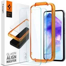 Spigen Glass tR AlignMaster 2 Pack - Samsung Galaxy A55 AGL07775