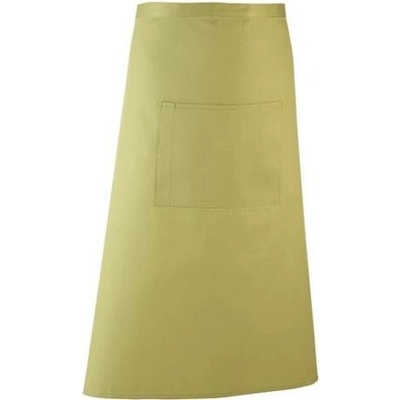 Premier Workwear Pracovní zástěra s kapsou PR158 Lime Pantone 382 90x80cm