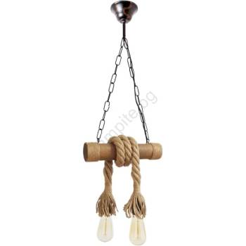 Brilagi - Пендел KOS 2xE27/60W/230V бук (BG2040)