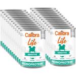 Calibra Dog Life Sensitive Сьомга с ориз 24x400г
